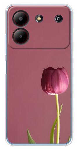 Чехол с печатью "Розовый тюльпан" для ZTE Blade A54