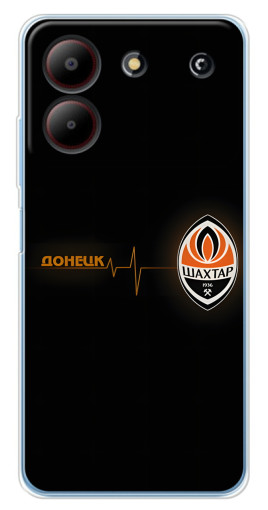 Чехол с картинкой "Шахтер в сердце" для ZTE Blade A54
