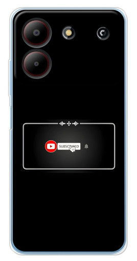 Чехол с печатью "subscribed" для ZTE Blade A54