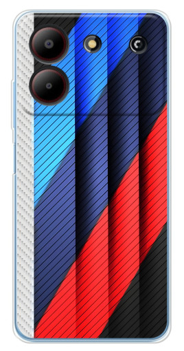 Чехол с принтом "Цвета лого БМВ" для ZTE Blade A54