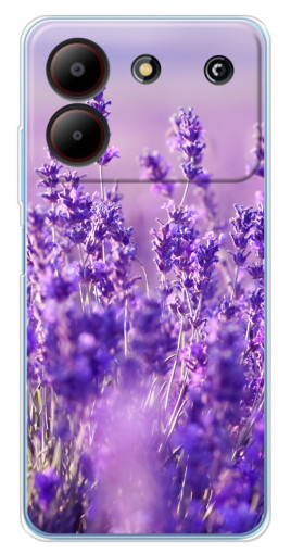 Силиконовый чехол с изображением "Яркая лаванда" для ZTE Blade A54