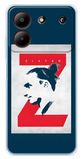 Силиконовый чехол с изображением "Zlatan" для ZTE Blade A54