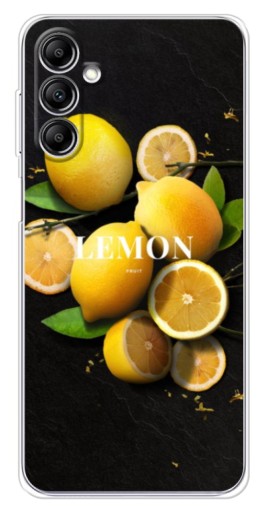 Чехол с картинкой "Лимон на черном" для Samsung Galaxy M35 5G