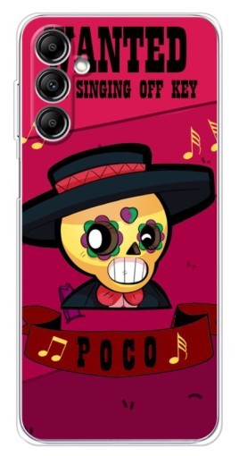 Чехол с печатью "WANTED POCO" для Samsung Galaxy M35 5G