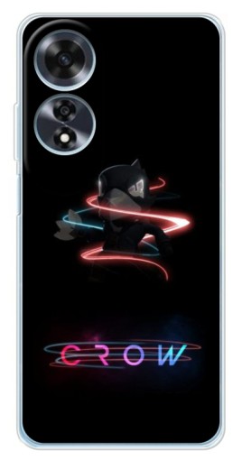 Силиконовый чехол с изображением "Brawl Crow" для OPPO A60