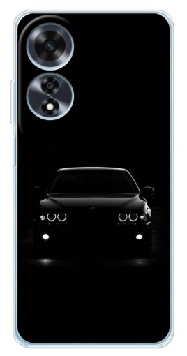 Силиконовый чехол с изображением "Черный бумер" для OPPO A60