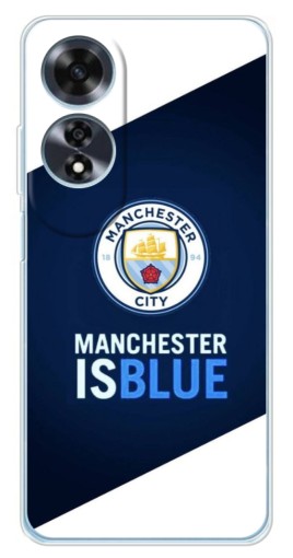 Силиконовый чехол с изображением "Manchester is Blue" для OPPO A60