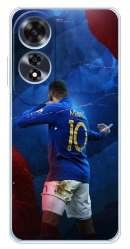 Чехол с принтом "Мбаппе в Франции" для OPPO A60