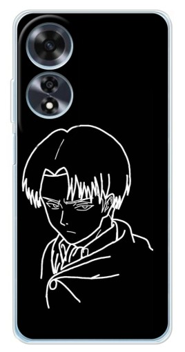 Чехол с картинкой "Силуэт Леви" для OPPO A60