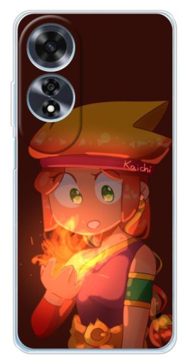 Чехол с печатью "Удивлённая Амбер" для OPPO A60