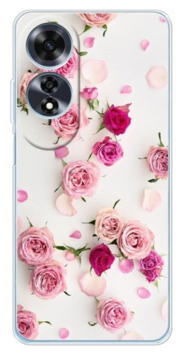 Силиконовый чехол с изображением "Яркие розы" для OPPO A60