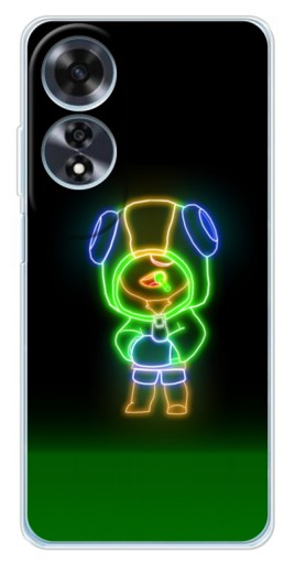 Чехол с печатью "Яркий Леон" для OPPO A60