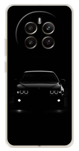 Силиконовый чехол с изображением "Черный бумер" для Realme 13 4G