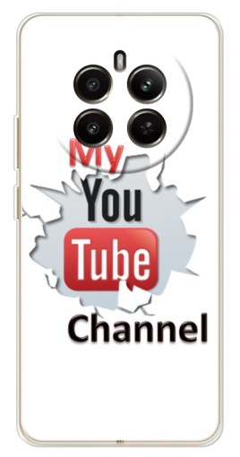 Чехол с печатью "My YouTube" для Realme 13 4G