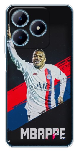 Чехол с печатью "Mbappe в ПСЖ" для Realme C63 4G