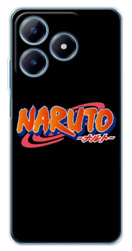 Чехол с печатью "Надпись Naruto" для Realme C63 4G