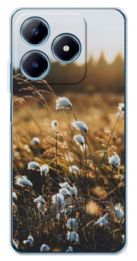 Чехол с принтом "Нежные полевые цветы" для Realme C63 4G