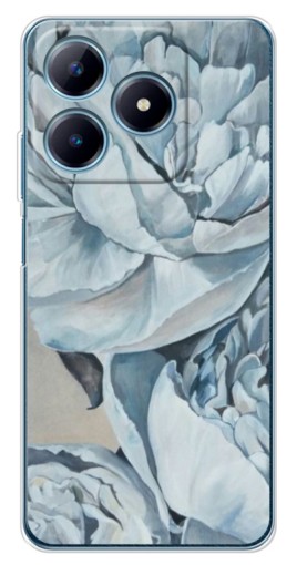 Чехол с картинкой "Рисунок пионы" для Realme C63 4G