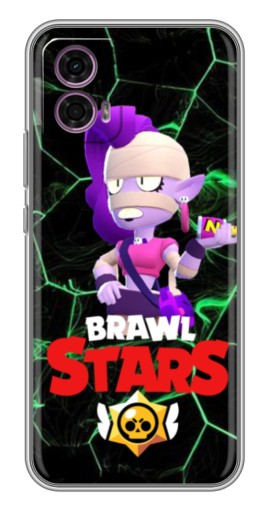 Силиконовый чехол с изображением "Emz Brawl Stars" для Motorola Moto G35