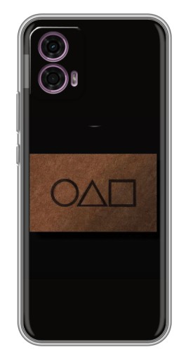 Чехол с принтом "Визитка игра в кальмара" для Motorola Moto G35