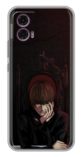 Чехол с печатью "Задумчивый Ягами" для Motorola Moto G35