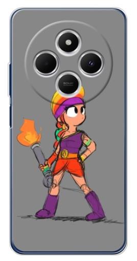 Чехол с картинкой "Amber с факелом" для Tecno Spark 30C