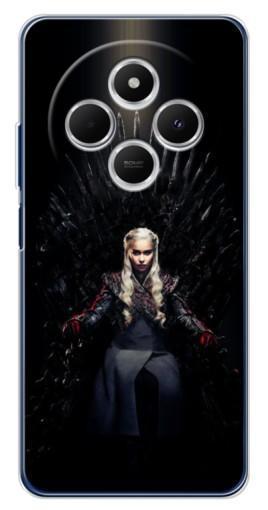 Силиконовый чехол с изображением "Дейнерис на троне" для Tecno Spark 30C