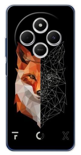 Чехол с картинкой "Fox" для Tecno Spark 30C
