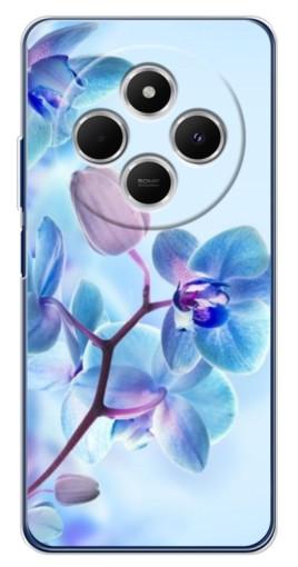 Чехол с принтом "Голубые орхидеи" для Tecno Spark 30C