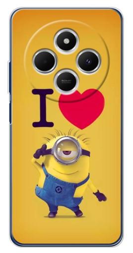 Чехол с принтом "I Love Minion" для Tecno Spark 30C