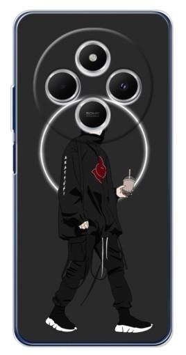 Чехол с печатью "Итачи с напитком" для Tecno Spark 30C