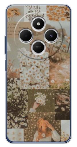 Чехол с принтом "Коллаж ромашек " для Tecno Spark 30C