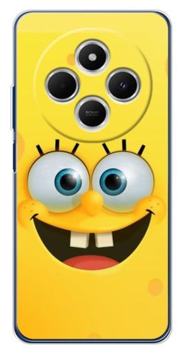 Чехол с печатью "Квадратный Губка Боб" для Tecno Spark 30C