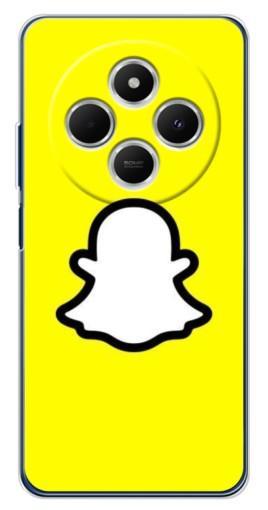 Чехол с принтом "Лого Snapchat" для Tecno Spark 30C