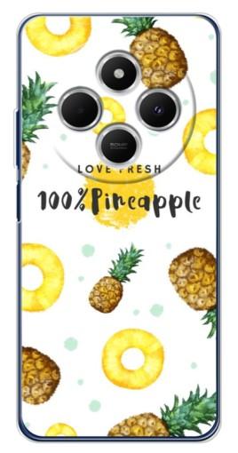 Чехол с принтом "Любовь к ананасам" для Tecno Spark 30C