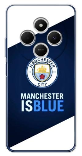 Чехол с принтом "Manchester is Blue" для Tecno Spark 30C