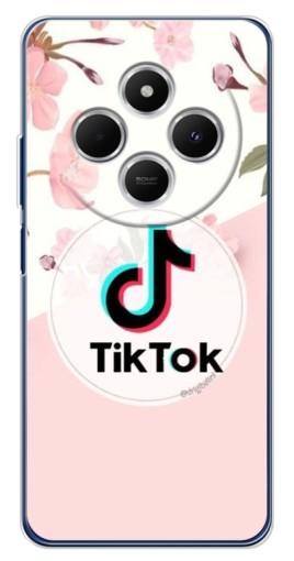 Силиконовый чехол с изображением "Нежный принт" для Tecno Spark 30C