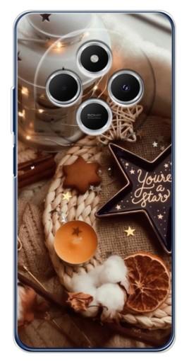 Чехол с принтом "Новогодняя атмосфера" для Tecno Spark 30C