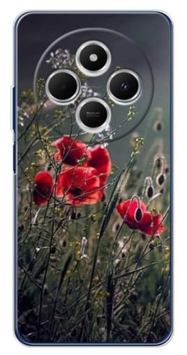 Силиконовый чехол с изображением "Поле цветов" для Tecno Spark 30C