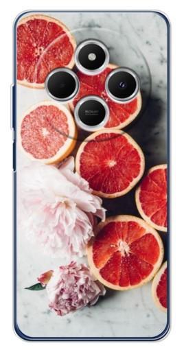 Чехол с картинкой "Половинки грейпфрутов" для Tecno Spark 30C
