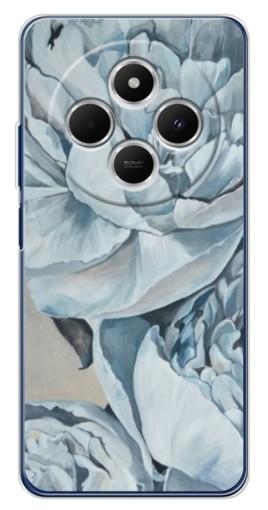 Чехол с печатью "Рисунок пионы" для Tecno Spark 30C