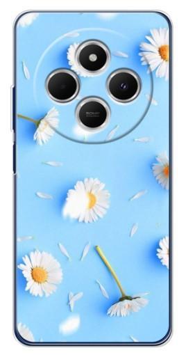 Чехол с принтом "Ромашковый фон" для Tecno Spark 30C