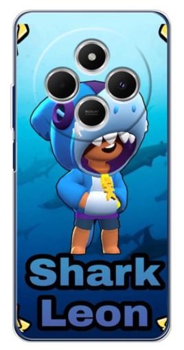 Силиконовый чехол с изображением "Shark Leon" для Tecno Spark 30C