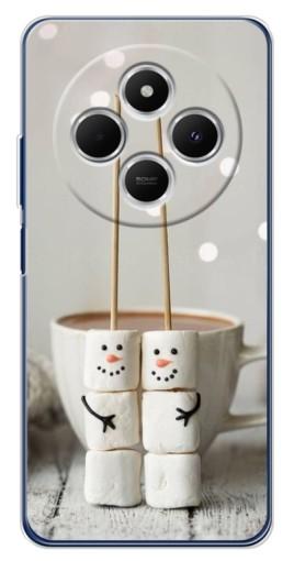 Чехол с печатью "Снеговики из зефира" для Tecno Spark 30C