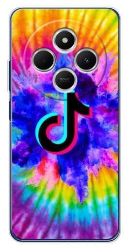 Чехол с принтом "TikTok в красках" для Tecno Spark 30C