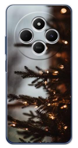 Силиконовый чехол с изображением "Елка с гирляндой" для Tecno Spark 30C