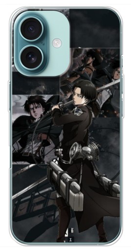 Чехол с принтом "Капитан Аккерман" для iPhone 16 Plus