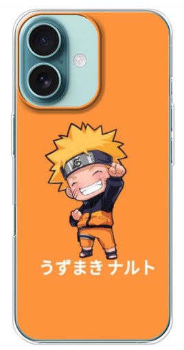 Чехол с принтом "Маленький Наруто" для iPhone 16 Plus