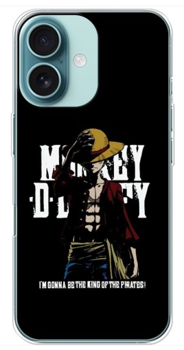 Силиконовый чехол с изображением "Манки в шляпе" для iPhone 16 Plus