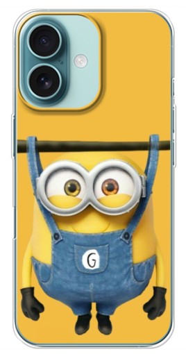 Чехол с принтом "Миньон повис" для iPhone 16 Plus